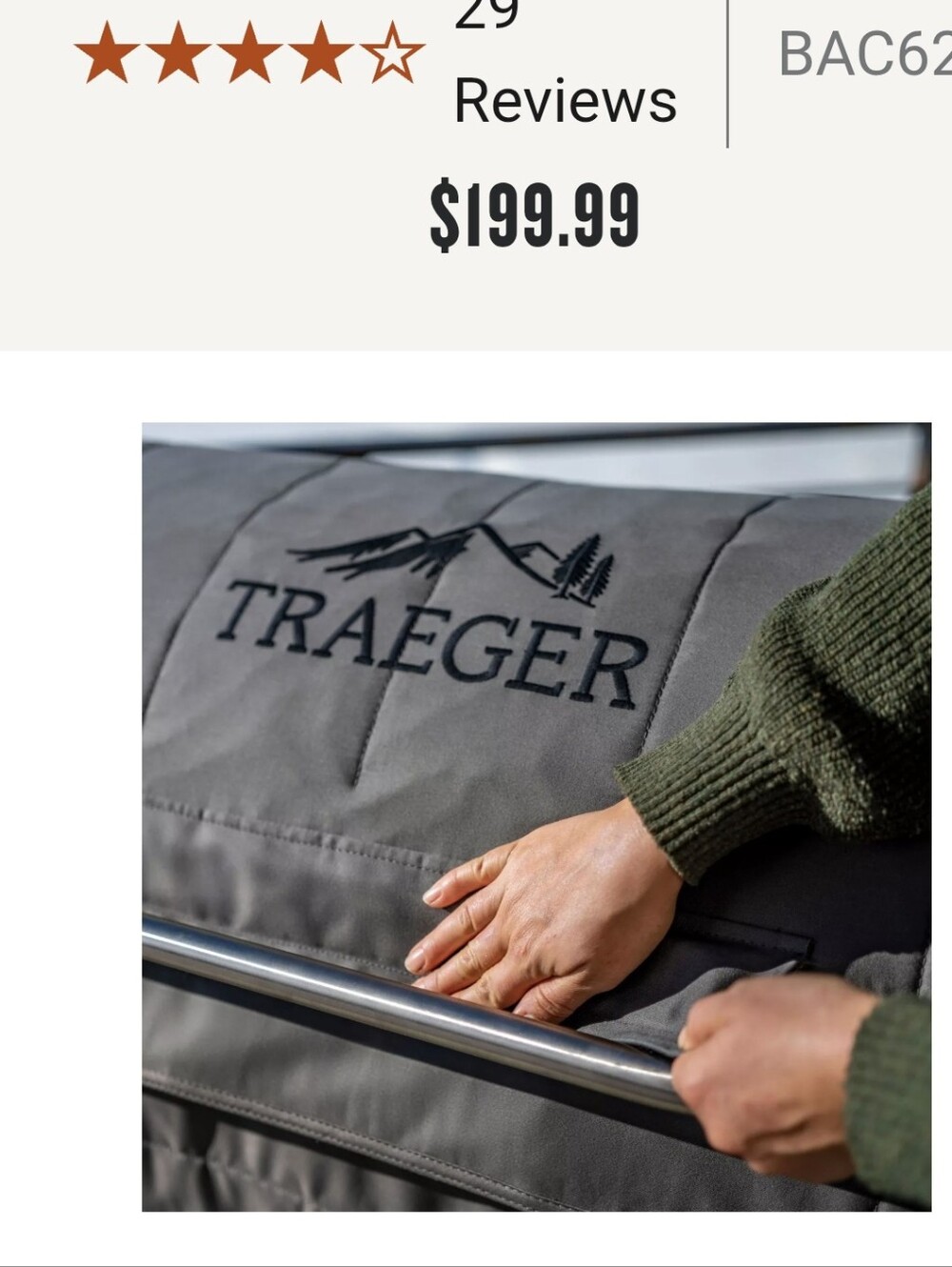 Traeger BAC628 Pro 34 Insulation Blanket